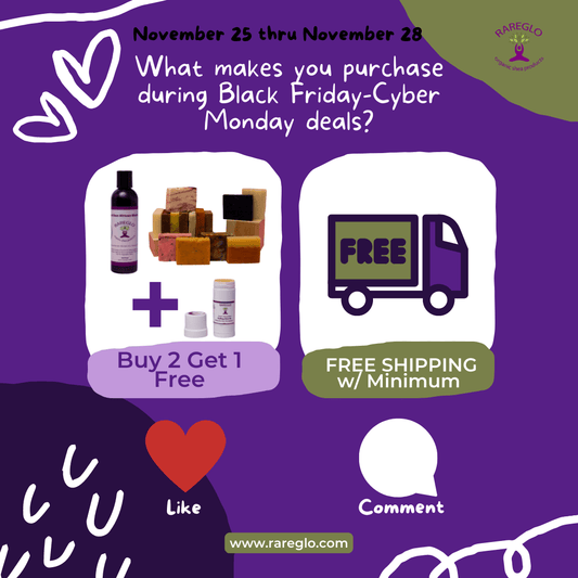 🤶🏽🎄💜 - RareGlo Organic Shea Products