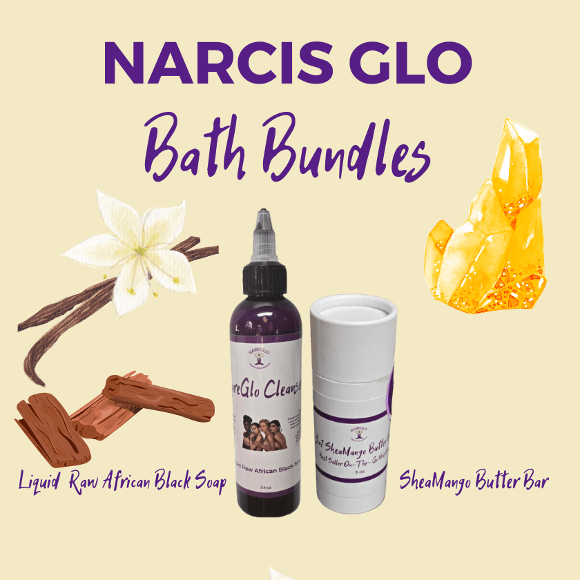 GLO Bath Bundle - RareGlo Organic Shea Products